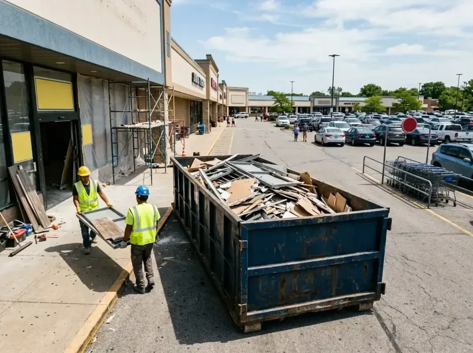 retail-store-renovation-debris-003 — frequently asked questions, Roll-off Dumpster Rentals in Oak Grove, MO